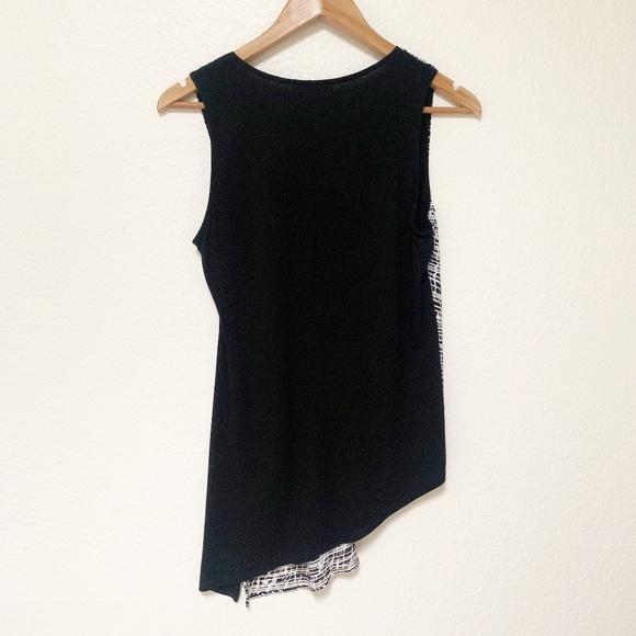 White House Black Market | Womens Black White Top - Picture 5 of 6